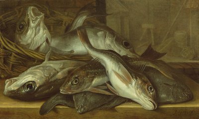 Natura morta di pesci da Jacob Gillig