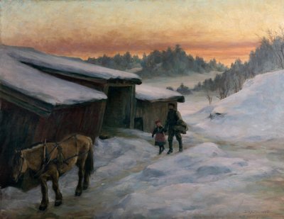 Da una fattoria vicino a Lysaker da Jacob Gloersen