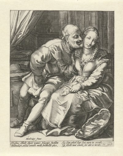 Rifiuto di un vecchio da Jacob Goltzius (II)