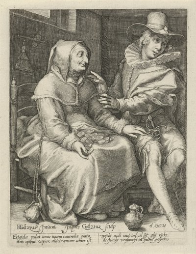 Amore disuguale da Jacob Goltzius (II)