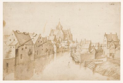 La chiesa di Nostra Signora sopra la Dyle, a Mechelen da Jacob Grimmer (possibly)