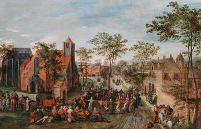Fiera del villaggio di Jacob Grimmer da Jacob Grimmer