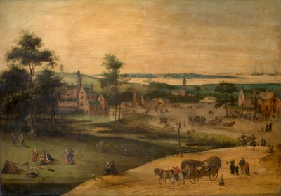 Villaggio sullo Schelda da Jacob Grimmer