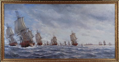 La battaglia navale di Reval il 13 maggio 1790 da Jacob Hagg