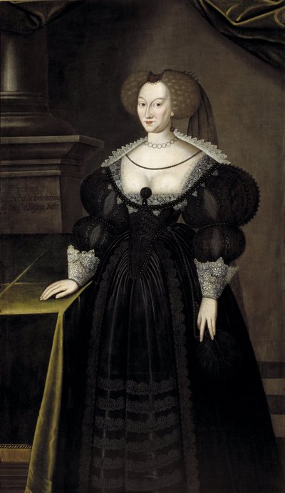 Ritratto della principessa Maria Eleonora di Brandeburgo da Jacob Heinrich Elbfas