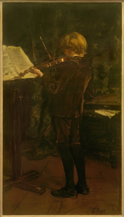 Il violinista da Jacob Hendricus Maris