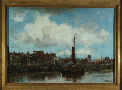 Una vista di Amsterdam da Jacob Henricus or Hendricus Maris