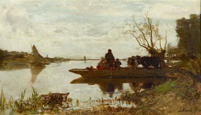 Traghetto, 1870 da Jacob Henricus or Hendricus Maris