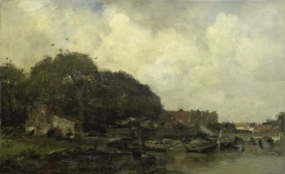 Vista sul porto da Jacob Henricus or Hendricus Maris