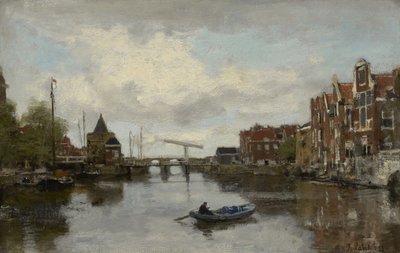 Veduta di una città olandese, 1873 da Jacob Henricus or Hendricus Maris