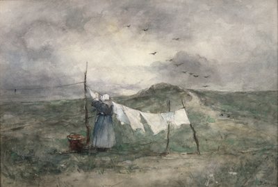 Giorno del bucato da Jacob Henricus or Hendricus Maris