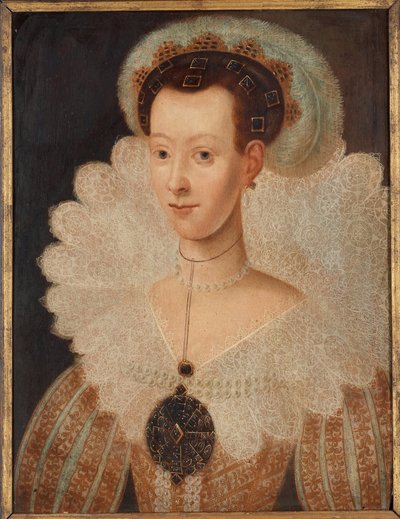 La regina Maria Eleonora di Svezia (nata Maria Eleonora di Brandeburgo) da Jacob Hoefnagel