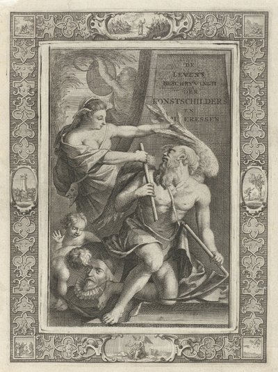Immaginazione doma Padre Tempo da Jacob Houbraken