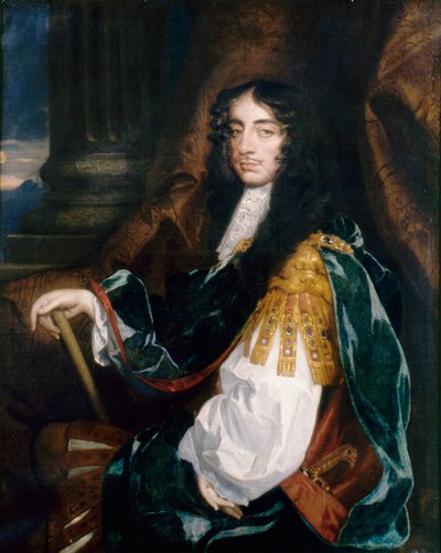 Ritratto di Carlo II, c.1660 da Jacob Huysmans