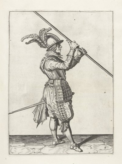 Soldato con lancia, c.1600 da Jacob II de Gheyn