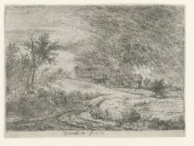 Paesaggio con una fattoria da Jacob van Ruisdael