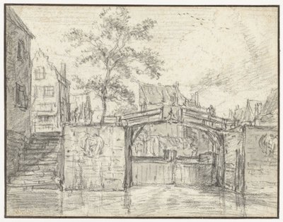 La vecchia chiusa di Haarlem sulla Martelaarsgracht, Amsterdam da Jacob van Ruisdael