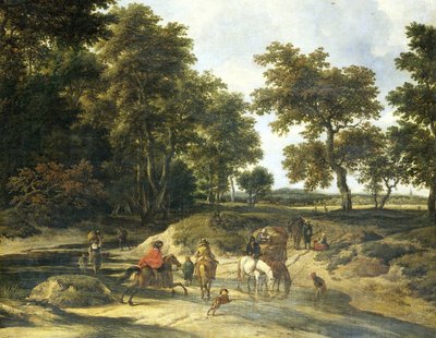 Il guado da Jacob van Ruisdael