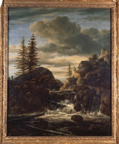 Paesaggio Norvegese con Cascata da Jacob van Ruisdael