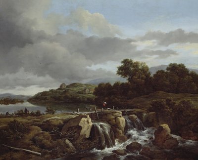 Paesaggio con cascata da Jacob van Ruisdael