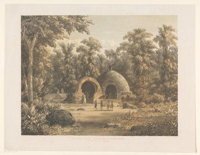 Figure davanti alle tombe a Bima da Jacob Jan van der Maaten