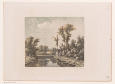 Paesaggio con fiume da Jacob Jan van der Maaten