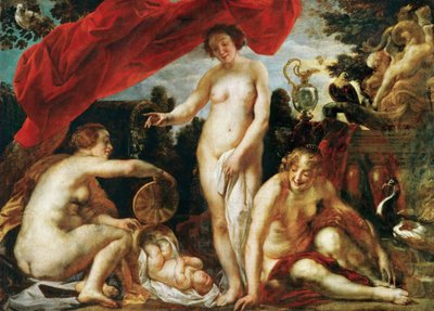 Le figlie di Cecrope trovano il piccolo Erittonio da Jacob Jordaens