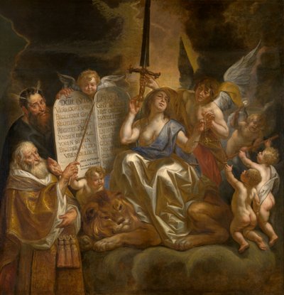 Legge Umana Fondata sulla Giustizia Divina da Jacob Jordaens