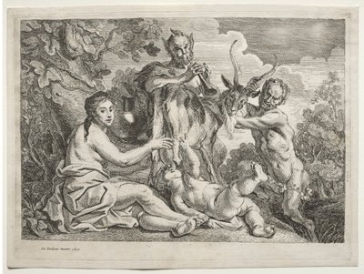Giove nutrito dalla capra Amaltea da Jacob Jordaens