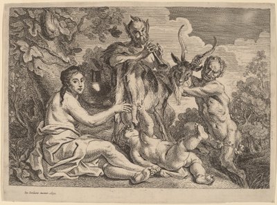 Giove nutrito dalla capra Amaltea da Jacob Jordaens