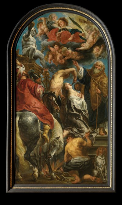 Martirio di Santa Apollonia da Jacob Jordaens