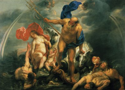 Nettuno e Anfitrite nella tempesta da Jacob Jordaens
