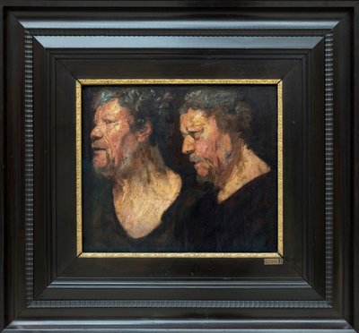 Studi della testa di Abraham Grapheus, c.1620-1621 da Jacob Jordaens