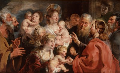 Lasciate che i bambini vengano a me da Jacob Jordaens