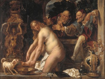 Susanna e i vecchioni da Jacob Jordaens