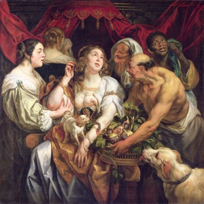 La Morte di Cleopatra (69-30 a.C.) da Jacob Jordaens