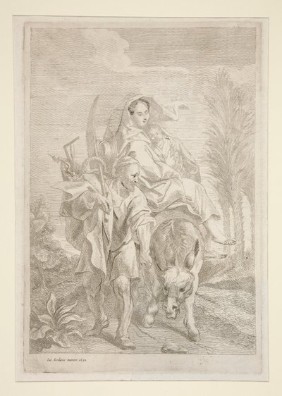 La fuga in Egitto da Jacob Jordaens