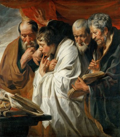 I Quattro Evangelisti da Jacob Jordaens