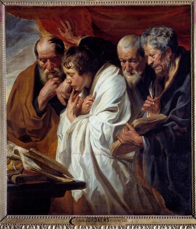 I quattro evangelisti da Jacob Jordaens