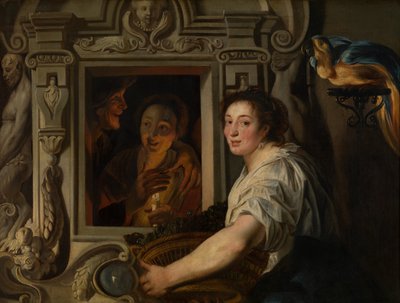 Il Venditore di Frutta da Jacob Jordaens