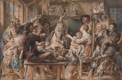 Il Re Beve da Jacob Jordaens