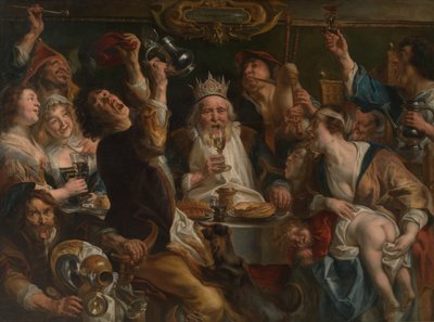 Il Re Beve da Jacob Jordaens