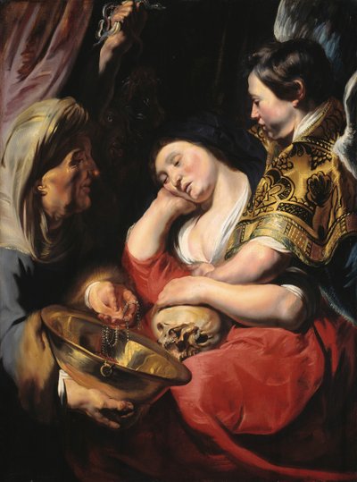 La tentazione della Maddalena da Jacob Jordaens