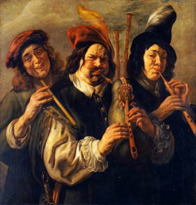 Tre musicisti da Jacob Jordaens