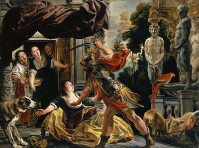 Ulisse e Circe, ca 1630-1634 da Jacob Jordaens