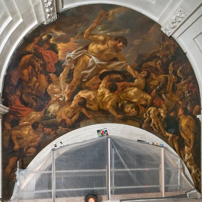 Sansone sconfigge i Filistei da Jacob Jordaens the elder