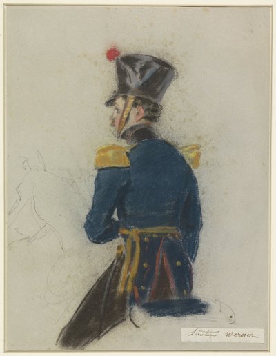 Ritratto del tenente Werner a cavallo da Jacob Joseph Eeckhout