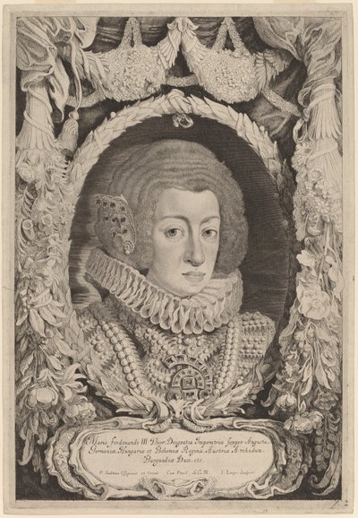 Maria Anna di Spagna da Jacob Louis after Pieter Claesz Soutman