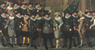 Guardie civiche della compagnia del capitano Jacob Pieterszn Hooghkamer e del tenente Pieter Jacobszn van Rijn da Jacob Lyon