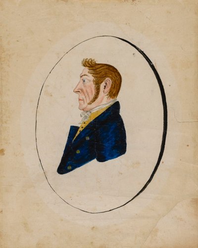 Ritratto di Adam Musser, ca. 1822 da Jacob Maentel